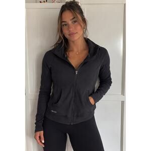 Nike Women Full Zip Training Jacket High Neck Black XS - B015